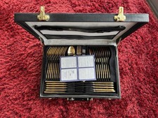 Bestecke Solingen "Toscana" Gold Plated Cutlery Set