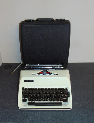 Portable typewriter adler - portable, “adler