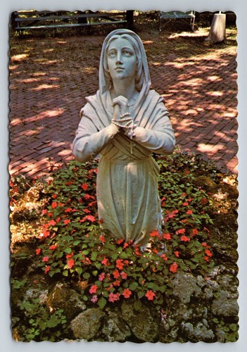 Statue bernadette at - of,
