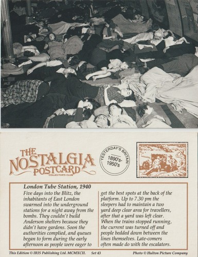 Postcard ww2 sleeping a - sleeping, in