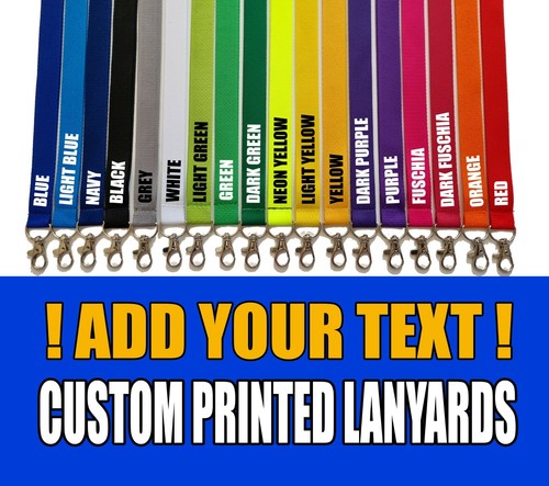 Printed plain lanyard - or,