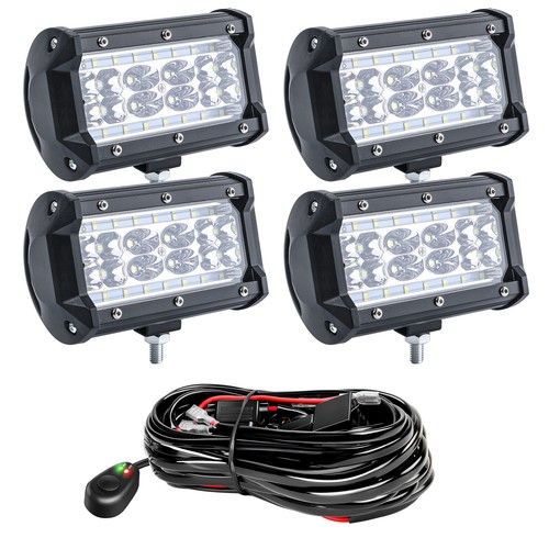 Quad row led light pods - quad‑row,