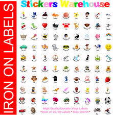 Custom Name Labels IRON ON