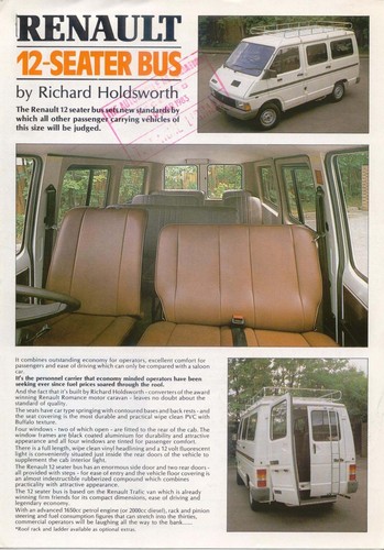 Renault trafic seater bus - 12,