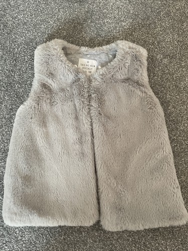 Matalan grey faux fur girls - matalan,
