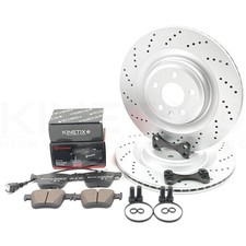 FOR AUDI RS3 8V RSQ3 REAR S6 S7 BIG 356X22mm BRAKE DISCS CONVERSION UPGRADE