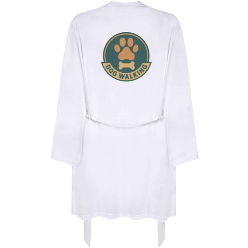 Small dog walking emblem - walking, emblem'