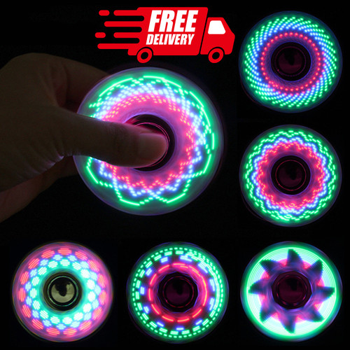 Led light fidget spinner - fidget,