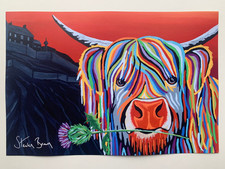 STEVEN BROWN SIGNED ART AULD SCOTTY MCCOO A4 30cm x 20cm Digital Print*MULTI-BUY