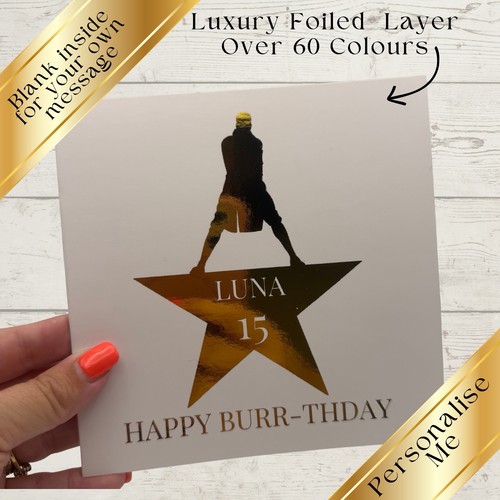 Personalised hamilton themed - personalised,