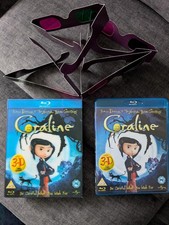 CORALINE 3D BLU RAY WITH
