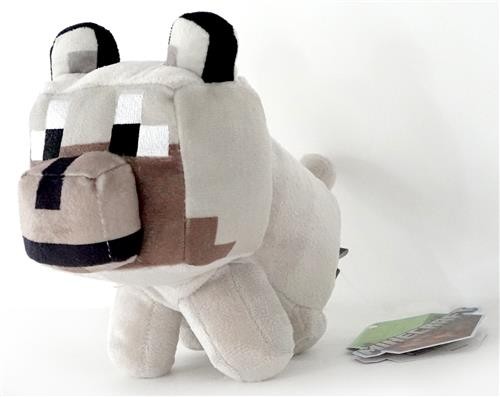 Minecraft baby plush wolf from - plush,