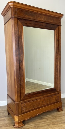 Wardrobe antique french walnut - wardrobe,