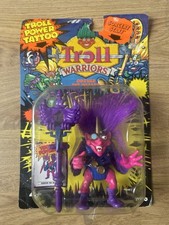 TROLL WARRIORS Oddvar The Wizard 5" Action Figure 1992 Applause Tyco Vintage 
