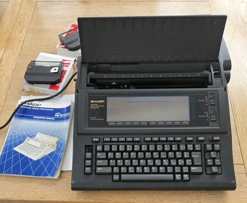 Sharp personal word - word, processor