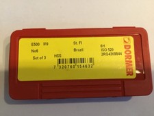 DORMER E500 HSS Std Metric