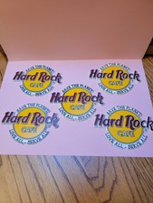 Set (5) Vintage Hard Rock Cafe Magnets