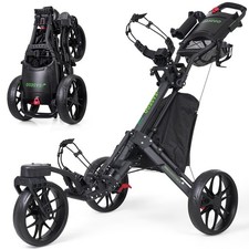 EASEGO Golf Push Cart 3 Wheel