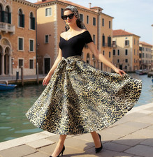 Leopard Print 1950s Vintage