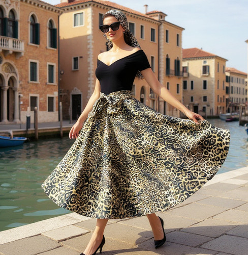 Leopard print 1950s - leopard, vintage