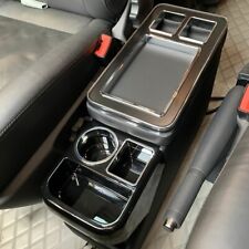 VW Transporter Centre Console Storage Box w Drink Phone Holder T5 03-on T6 15 on