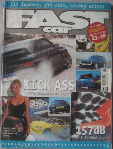 Fast car magazine august - car, 1999