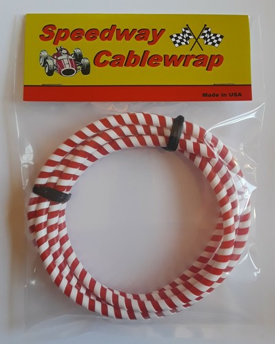 Red white speedway cable - red,