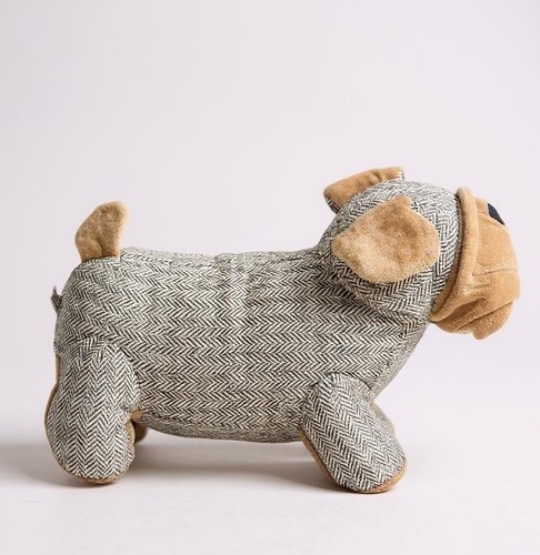 Door stop dog herringbone - dog,