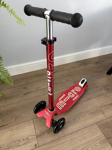 Maxi micro scooter - deluxe, red