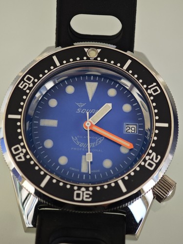 Squale 1521 blue - blue, 50