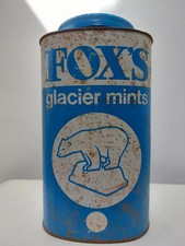 Large Vintage Metal Foxs Glacier Mints Shop Prop