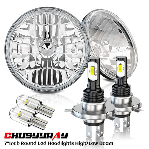 Pair 7inch round led - 7inch,