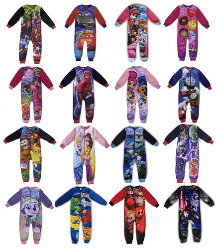 Boys girls fleece sleepsuit - fleece,