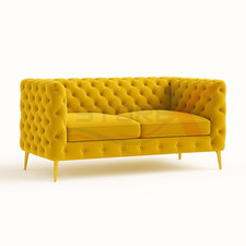 STOREX Tufted Velvet Sofa –