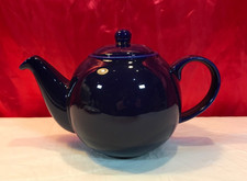 LONDON POTTERY 6 CUP GLOBE TEAPOT 1400ml COBALT BLUE TEA POT
