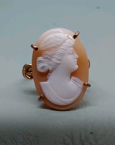 Cameo shell ring ancient - cameo, ring.