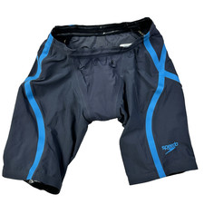 Mens Speedo Fastskin LZR Intent Jammer Size 22 Elite Racing Swimming Blue