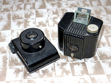 Vintage Bakelite Cameras - VP Twin and Baby Brownie - no chips.