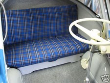 Fabric Seat Check Blue Classic