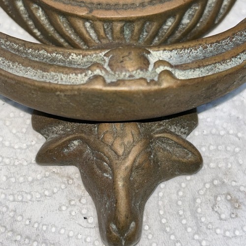 Brass door knocker - brass,