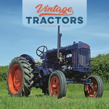 Vintage Tractors Square Wall