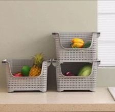 3 Tier Kitchen Storage Basket