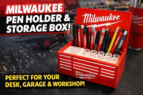Milwaukee style pen holder - pen, &