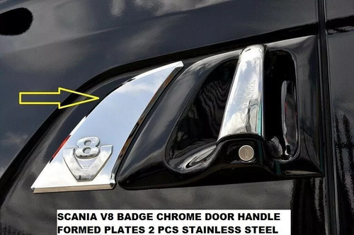Fits scania badge chrome - fits,