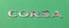 VAUXHALL CORSA - CAR BADGE / EMBLEM - WILL REQUIRE NEW ADHESIVE TO REAR