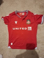Wrexham 2023/24 Home Shirt Small Junior XL Macron Genuine Authentic