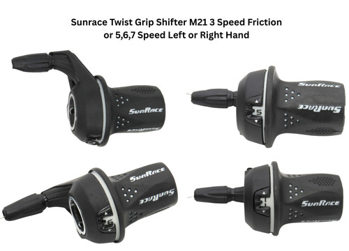 Sunrace twist grip shifter - sunrace, m21