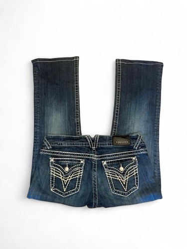 Navy blue white vigoss - blue, bootcut