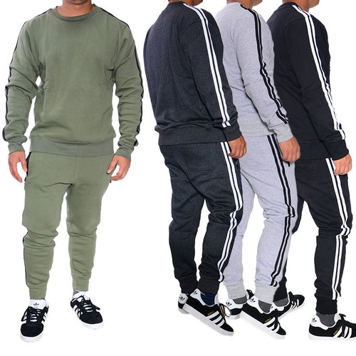 Mens tracksuit set 2pcs fleece - 2pcs,