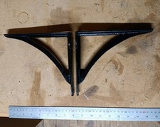8.5" Antique Cast Iron Shelf Bracket Support Book Sink Cistern Toilet (Pair)
